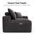 Haven 120" Modular Sectional Upholstery Sofa With Oversized Deep Seat