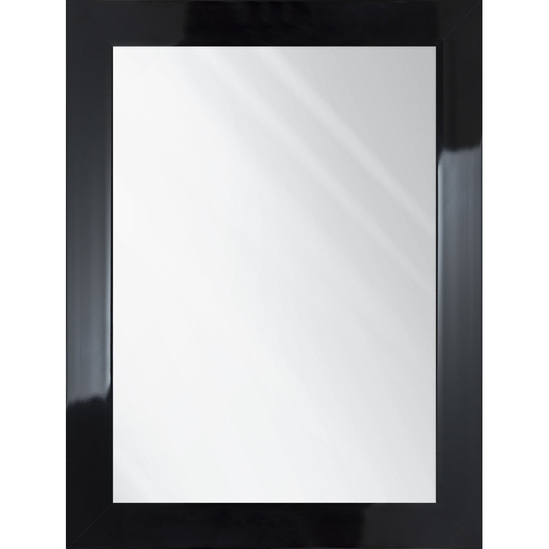 Gerharda Plastic Leaning Mirror, Black