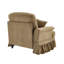 Canapé en chenille LSF avec 1 coussin - café clair