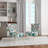 Multicolor Square Patchwork - Upholstered Patterned Accent Side Chair