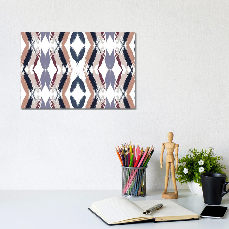 Mirror Mirror II by Jennifer Goldberger - Wrapped Canvas Painting, 20.32 cm H x 30.48 cm W