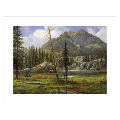 Sierra Nevada Mountains by Albert Bierstadt -Framed Giclee Print