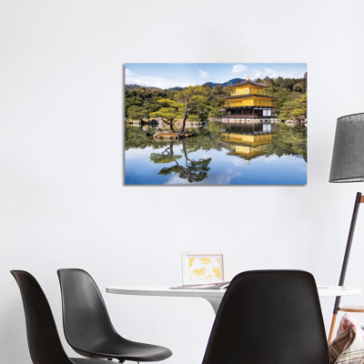 Kinkaku-Ji 1 Piece Wrapped Canvas Wall Art