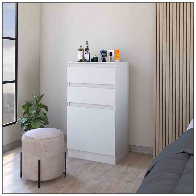 Dresser Asturias, Jewerly Box, White Finish, White