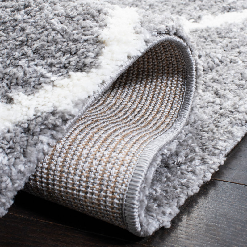 Poulsen Shag 500 Performance Geometric Rug, Square 6'7"