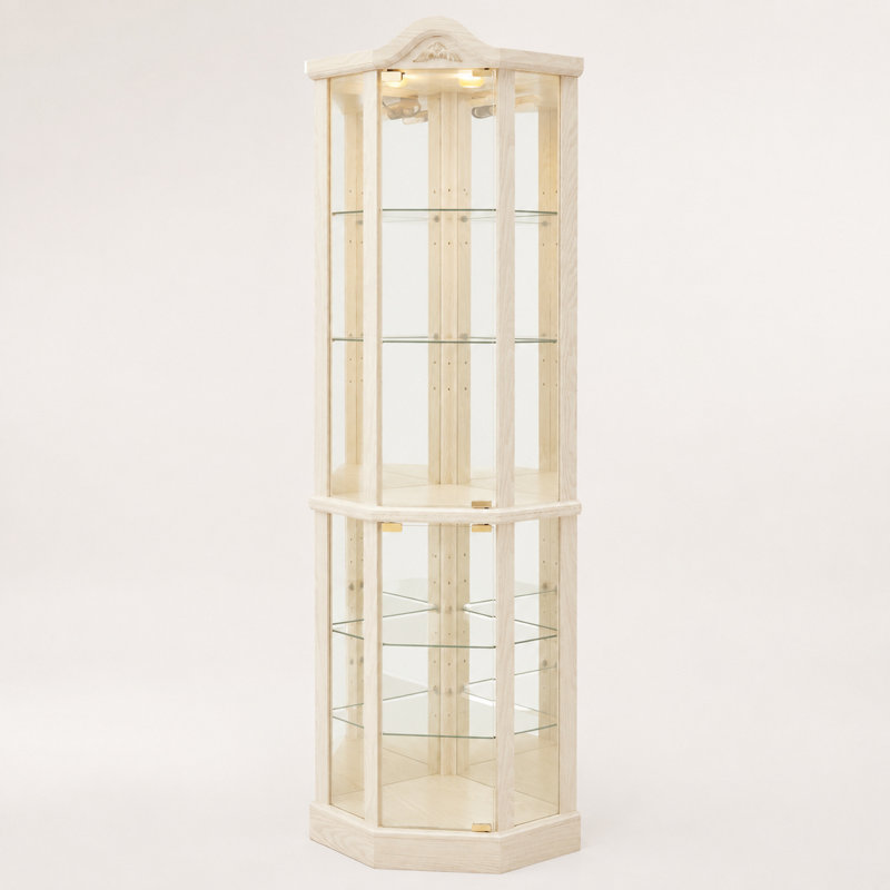 Armoire de coin Elegant, Blanc