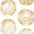 Gold/White