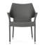 Ensemble de 4 fauteuils empilables en osier PE MIRAGE GREY