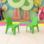 Chaise d'école empilable en plastique Goddard avec poignée de transport et siège de 11 po de hauteur-29193807-126131360