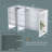 48"W 30"H Recessed or Surface LED Mirror Medicine Cabinet, Defogger, Touch Sensor, Dimmer, Outlets and USBs