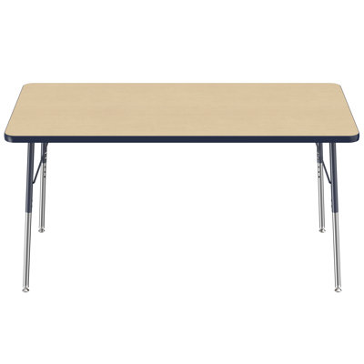 Rectangle T-Mold Adjustable Height Activity Table