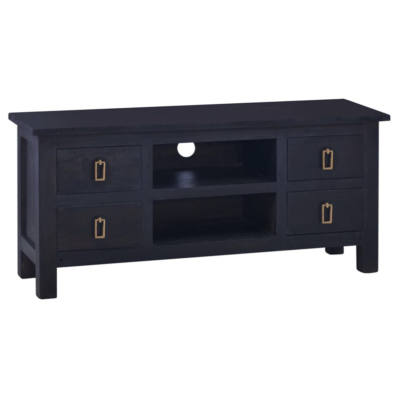 Delvon Solid Wood TV Stand, Coffee