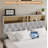 Queen Size Bed Frame with 2-Tier Storage Adjustable Headboard & Charging Station, Solid and Stable, No Box Spring Needed, Noise Free, Easy to Assemble, Gray-292480912