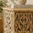 Watsonville Natural Brown Octagonal Solid Mango Wood Side Table