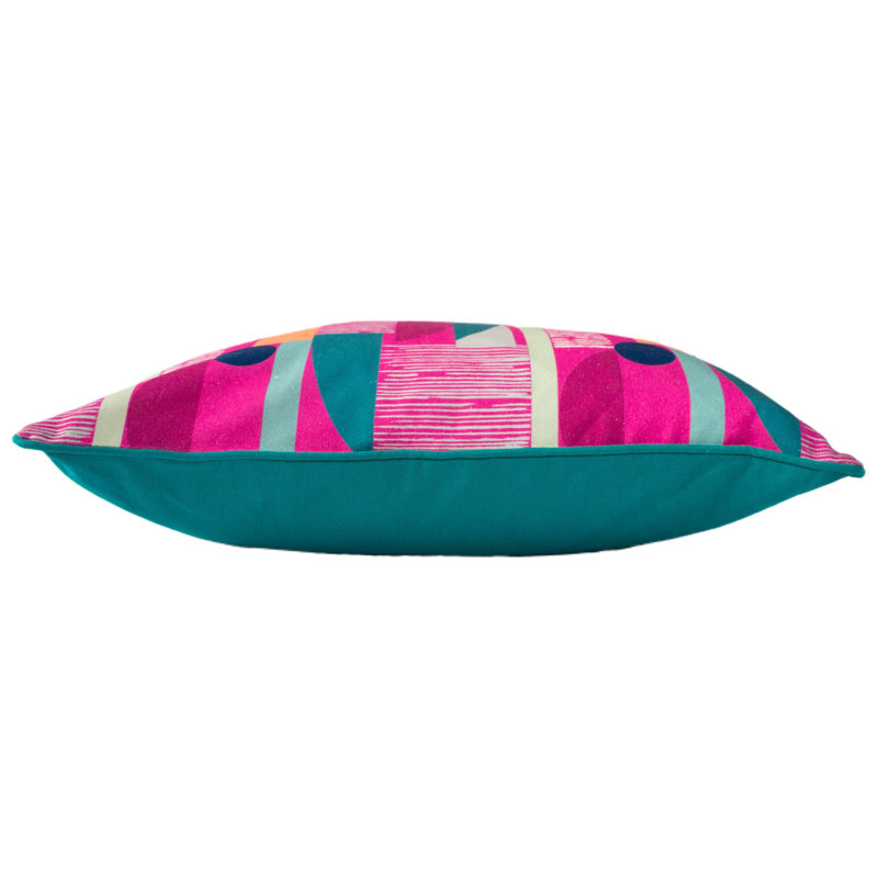 Dekota Geometric Square Throw Cushion, Polyester/Polyfill