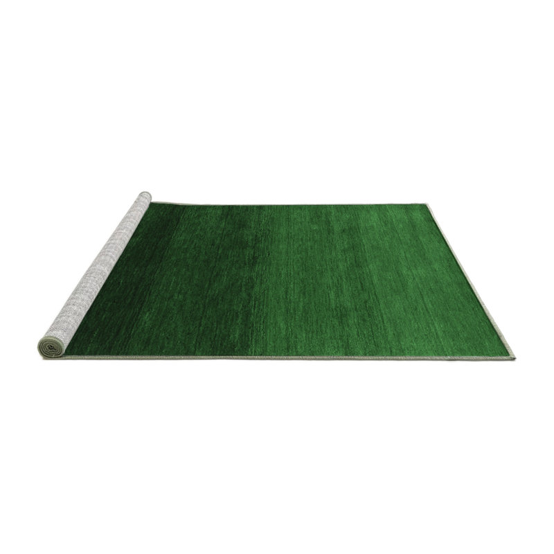 Washable Abstract Indoor Rug, Round 8'