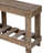 Vintage Entryway Table, Fir Solid Wood Construction, 6 Legs, 4.5" Thick Desktop, Metal Rivet Elements, Hallway, Living Room, Storage Function Style Fir, Reinforced Embellishments, Shelf