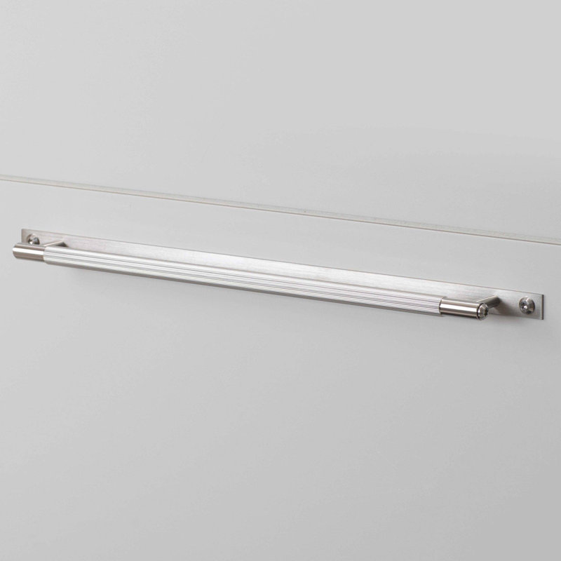 Pull Bar / Plate / Linear, 4 3/4", Steel