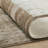 Wallburg Ivory Taupe Brushstroke Abstract Area Rug-650147855