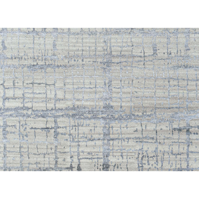 Area Rug in Gray/Beige, Rectangle 8' x 10'