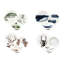 Faune & Flore Piece Ceramic Dinnerware Set - Service for 4