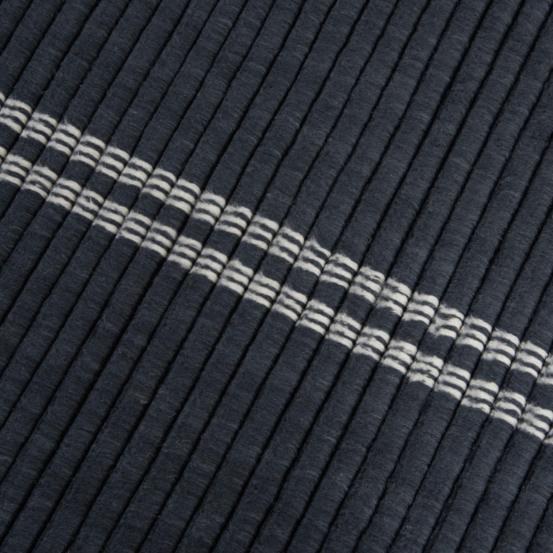 Tapis 100% laine tissé à la main, Rectangle 5 pi x 7 pi 6 po