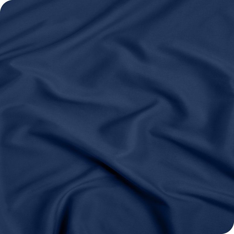 Microfiber Fitted Sheet with Pillowcase Set   , Dark Blue, King Fitted Sheet with 2 Pillowcases