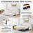 Upholstery Twin Daybed With Trundle & USB Port-2123796646