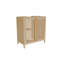 Armoire de rangement de grande capacité en bambou avec tiroirs, étagère en bambou massif naturel pour serviettes et cosmétiques, organisateur de salle de bain écologique