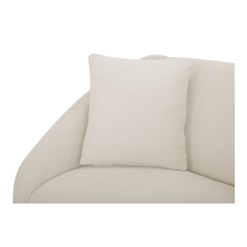 Fraser Left Arm Facing Sofa Deep Blue, White