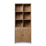Approx. High Reclaimed Pine Shelf with Three Drawers