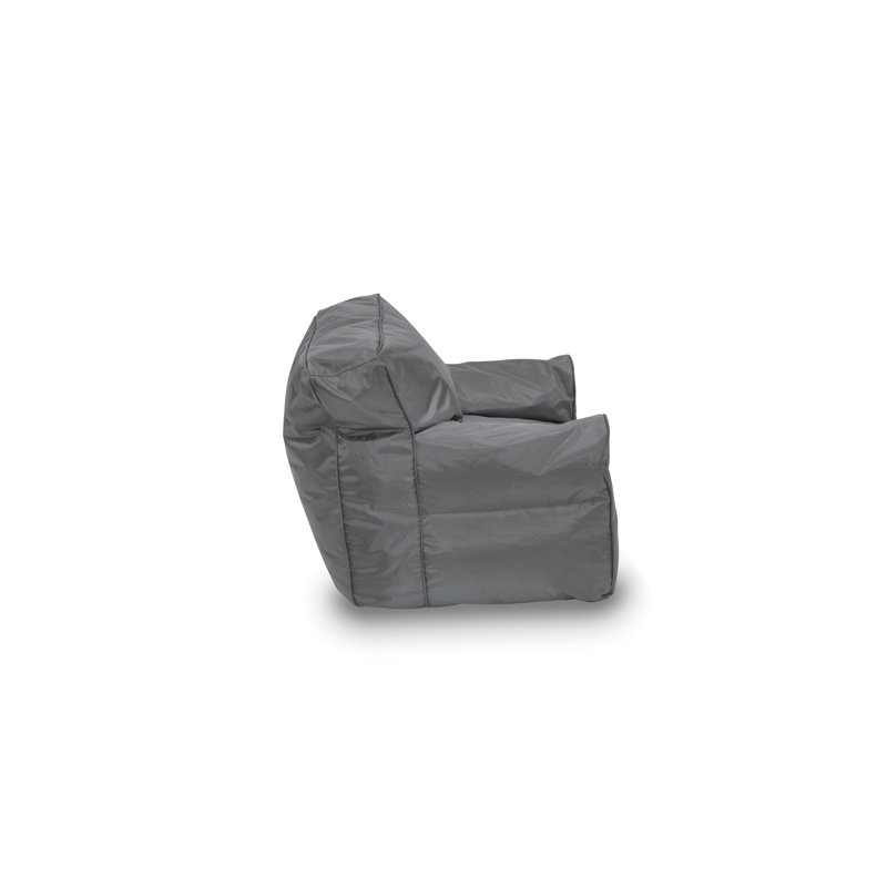 Outdoor Friendly Refillable Classic Bean Bag, Grey