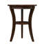 Table de bout ronde en bois de 16 po, table d'appoint avec tablette ouverte, petite table d'appoint pour petit espace, table d'appoint polyvalente pour table de chevet dans la chambre à coucher