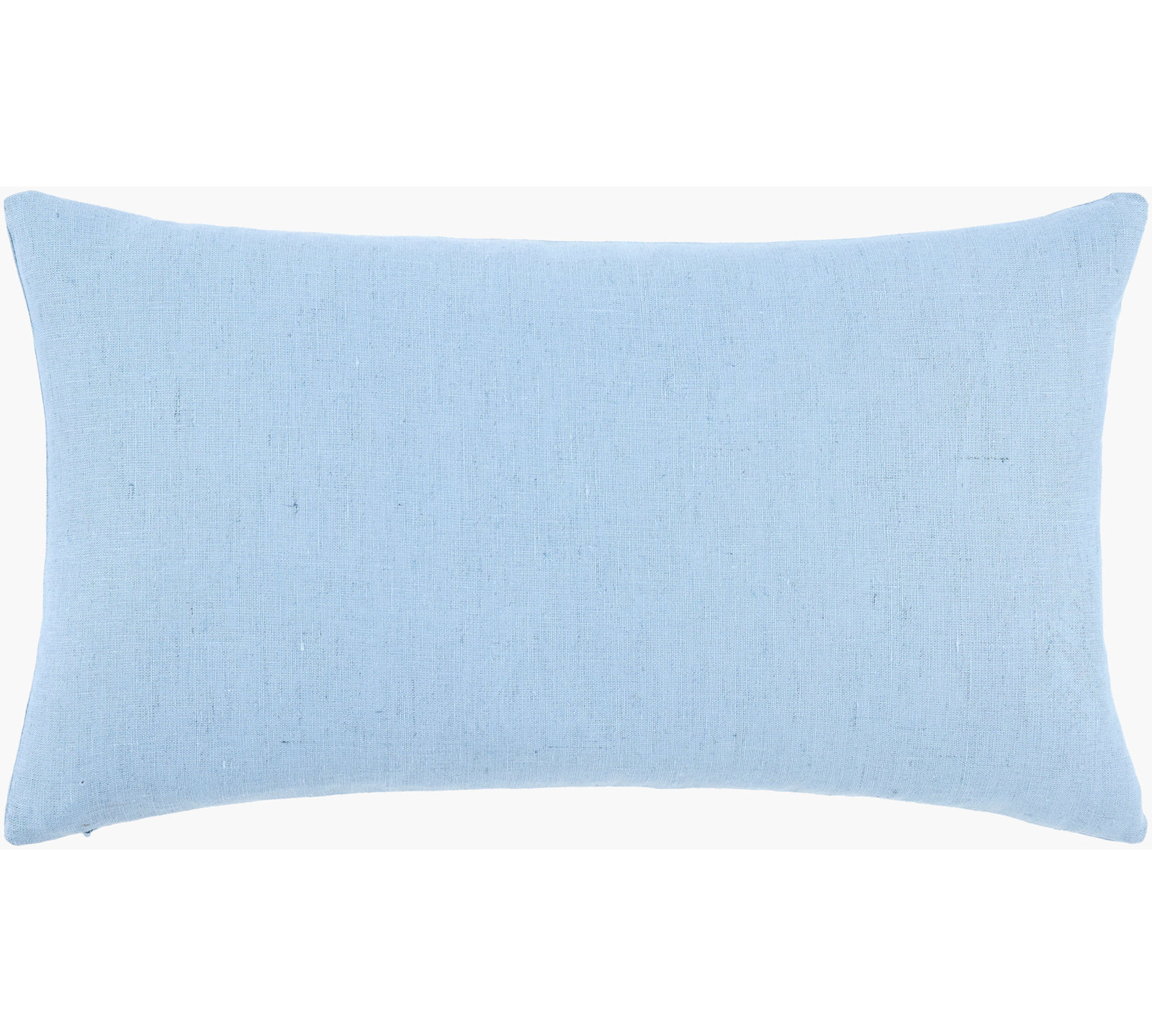 Lanie 7" x 21" Linen Pillow Cover, Blue, Cover Only