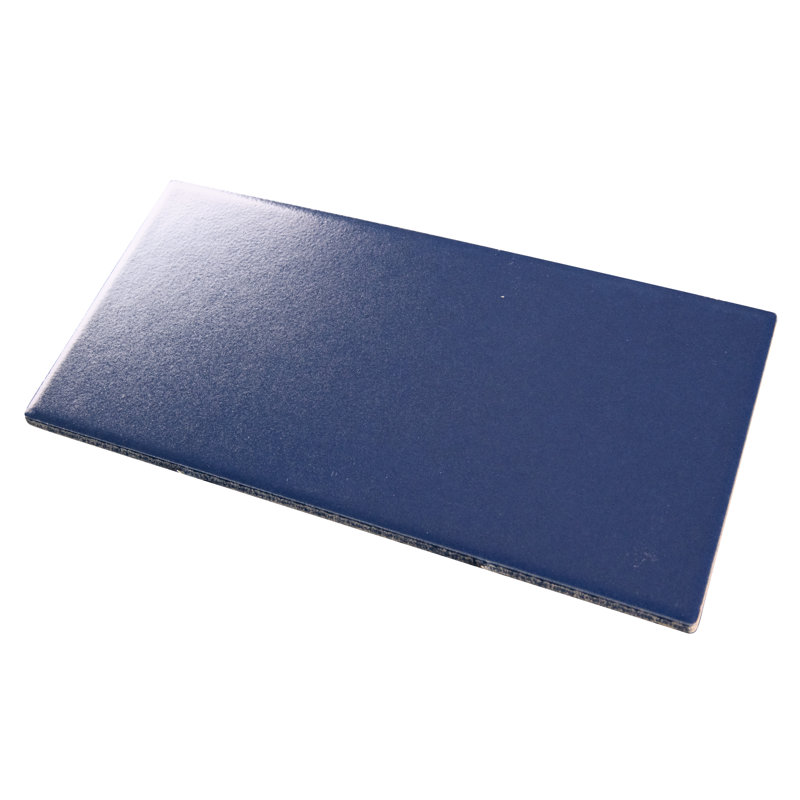 Piscina Brick 9-5/8 In. X 19-1/2 In. Porcelain Floor And Wall Tile, Blue