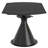 Isaack Extendable Round Stone Top Metal Base Dining Table-330377654