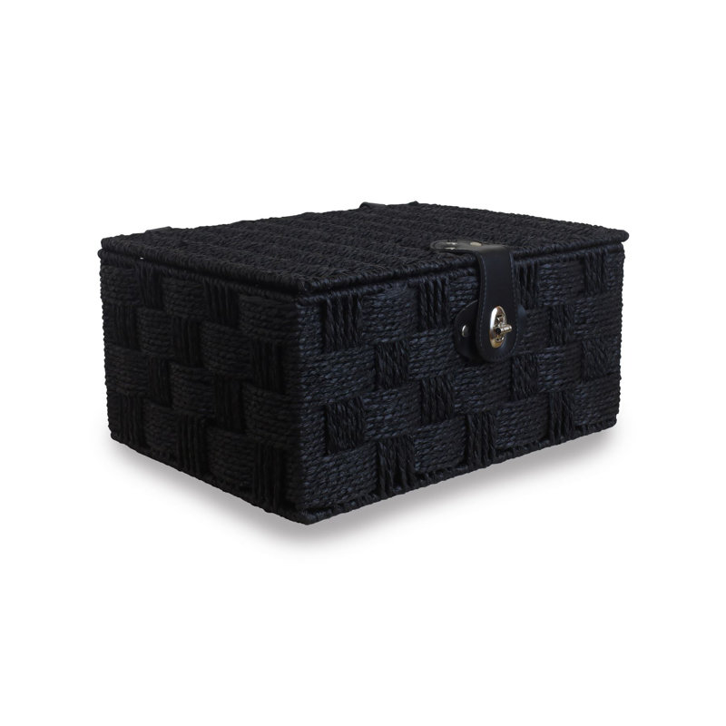 Brambly Cottage Box, 15cm H x 30cm W x 22cm D, Blue