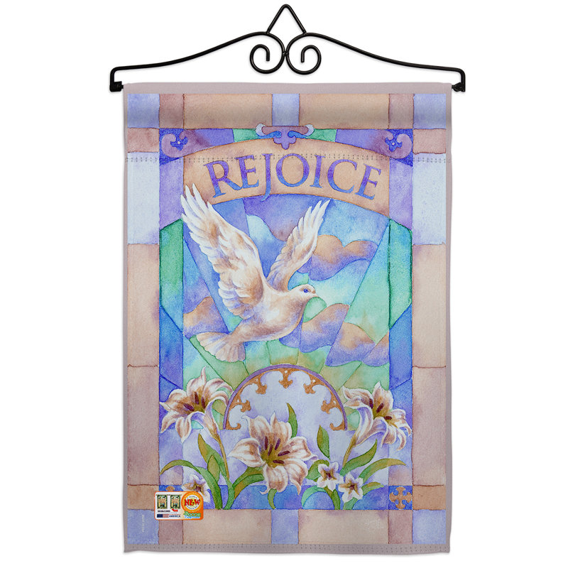 Coussin décoratif décoratif en polyester à 2 faces 19 x 13 po. ensemble de drapeaux