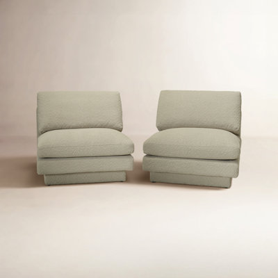 Woolf Boucle Slipper Chair