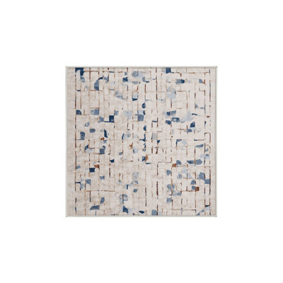 Machine Washable Beige Area Rug