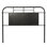 Edmund Open-Frame Metal Headboard with Center Panel