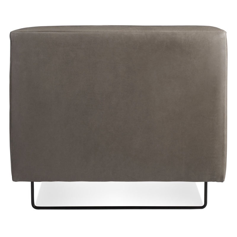 Bonnie Sofa, Ink Genuine Leather, 29" H x 96" W x 33" D