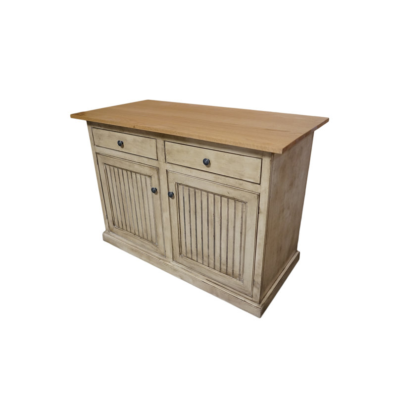 Kitchen Island, European Ivory