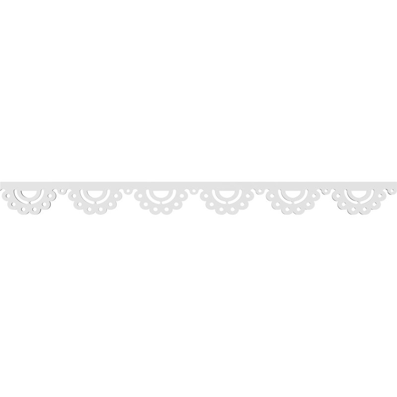 Garniture de sol en PVC de qualité architecturale H 4 po x P 5/8 po x L 48 po Paityn, H 4 po x L 48 po x P 0,63 po