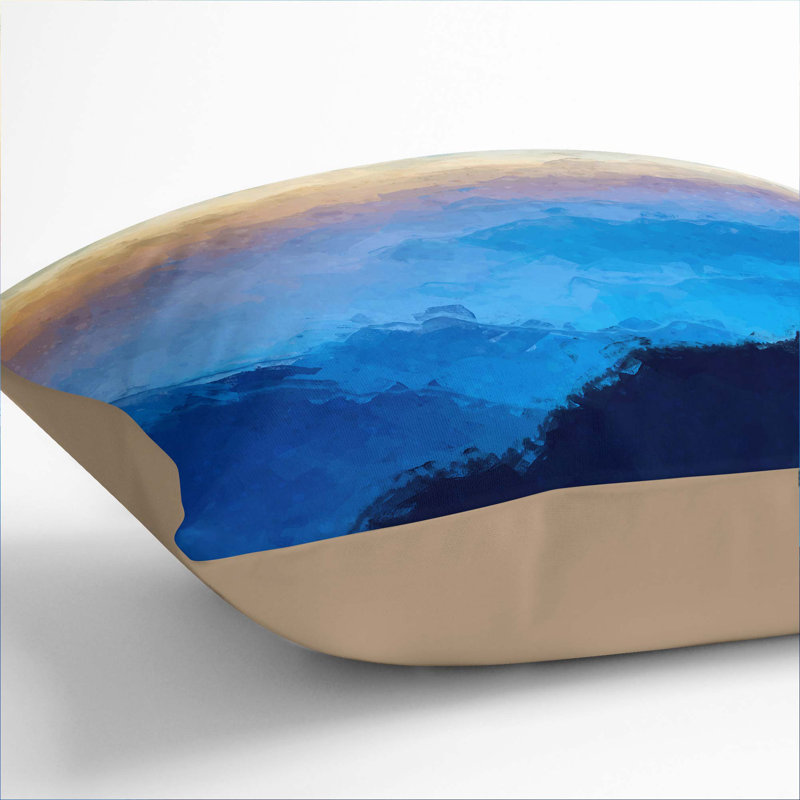 Square Cushion, Stone, 55cm H x 55cm W x 20cm D