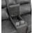 Mencos Upholstered Track Arm Motion Sofa Grey