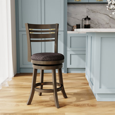 Nichoas Swivel Upholstered Counter Stool