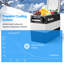 Casart Built-In Mini Fridge with Freezer