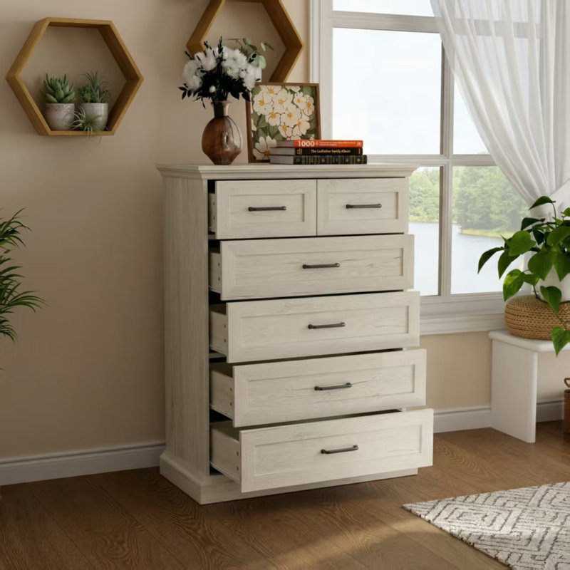 Commode verticale 6 tiroirs H 40,4 "