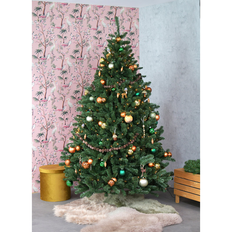 Extra Full Green Spruce Christmas Tree, 7.9' H